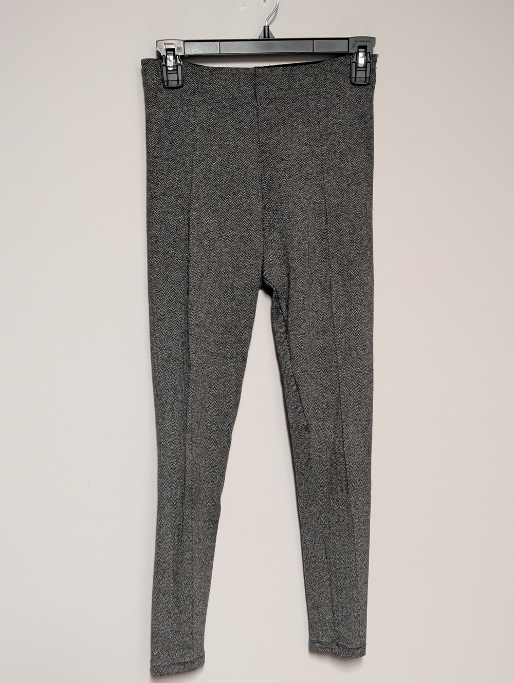 Zara Basic Black and Heather Gray Ponte Leggings
